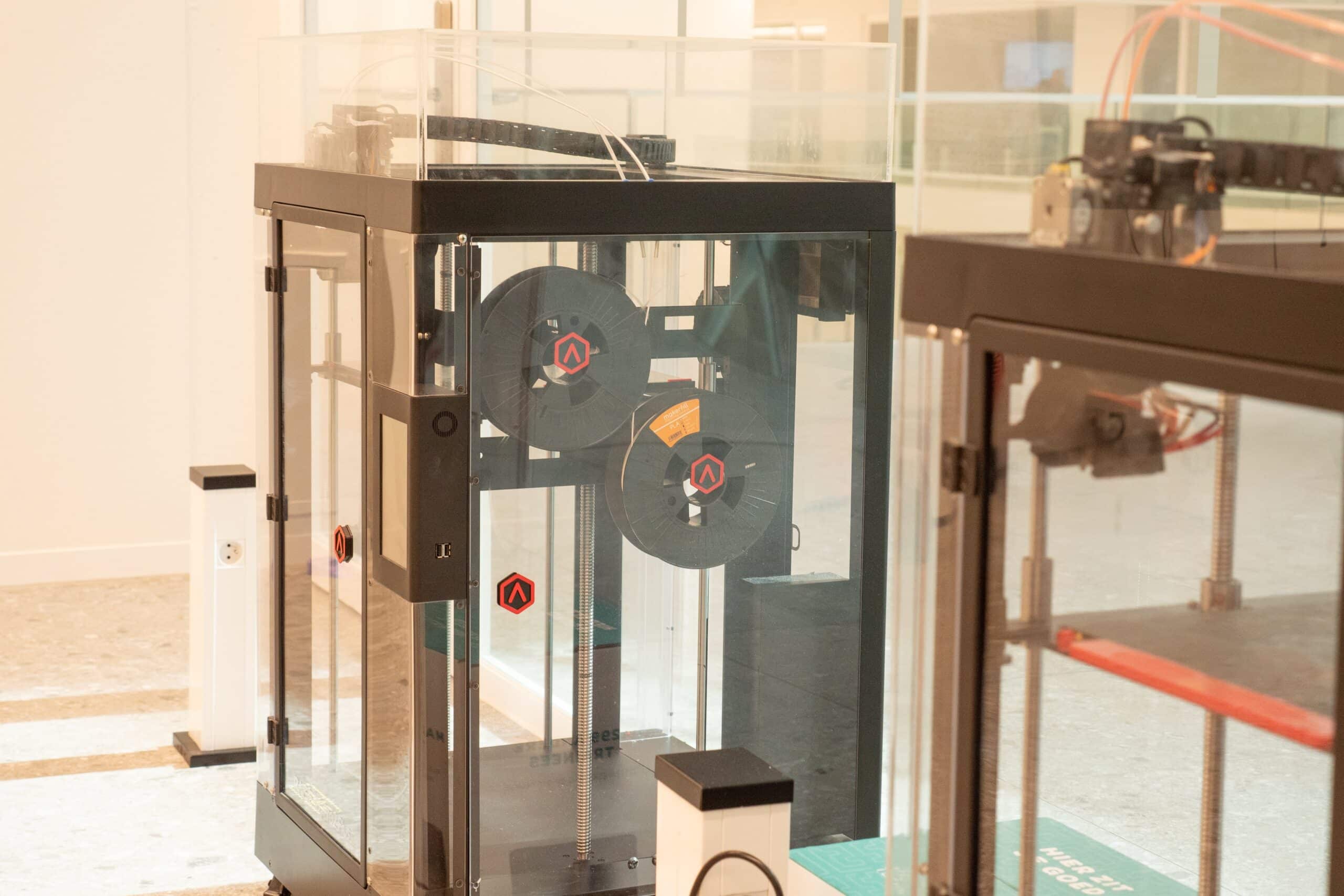 In het 3D-printing Lab leer je de ins en outs van driedeminsionaal printen. Je vindt er een uitgebreid aanbod aan materialen.